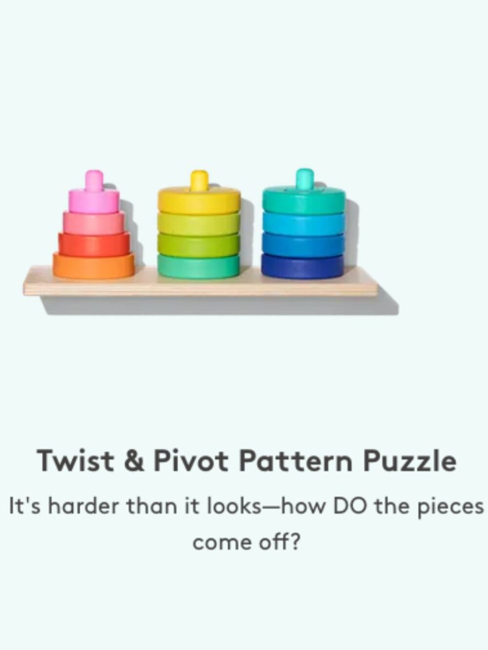 Lovevery Twist & Pivot Pattern Puzzle